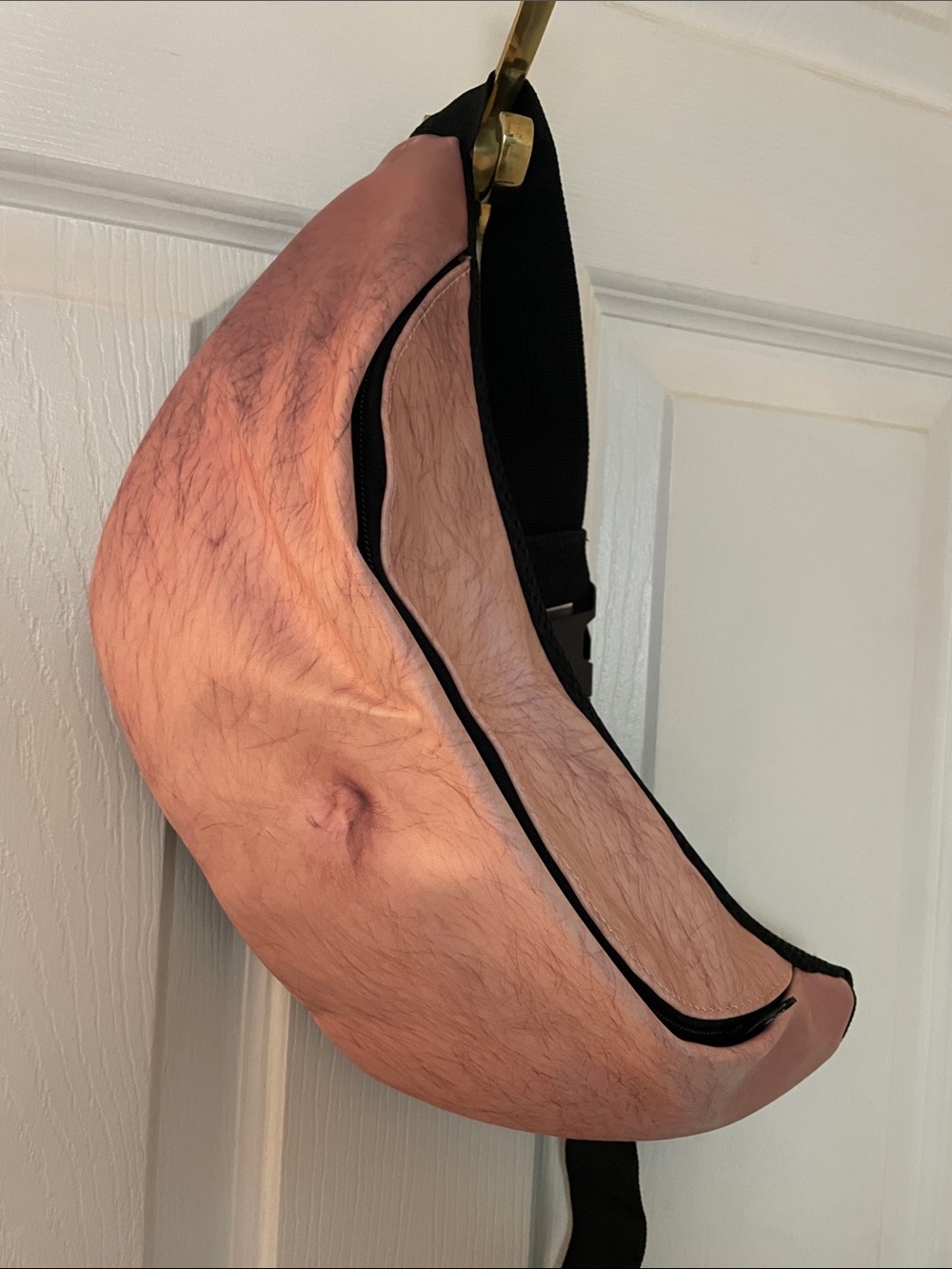 Hairy belly fanny pack